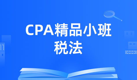 CPA精品小班-税法